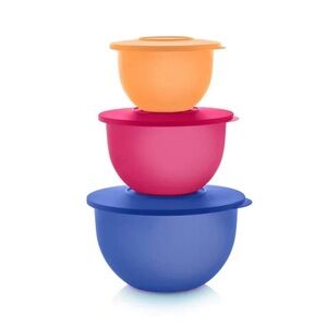 Tupperware Impressions bowl set New